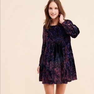 Free People Mirror Mirror Velvet Dress